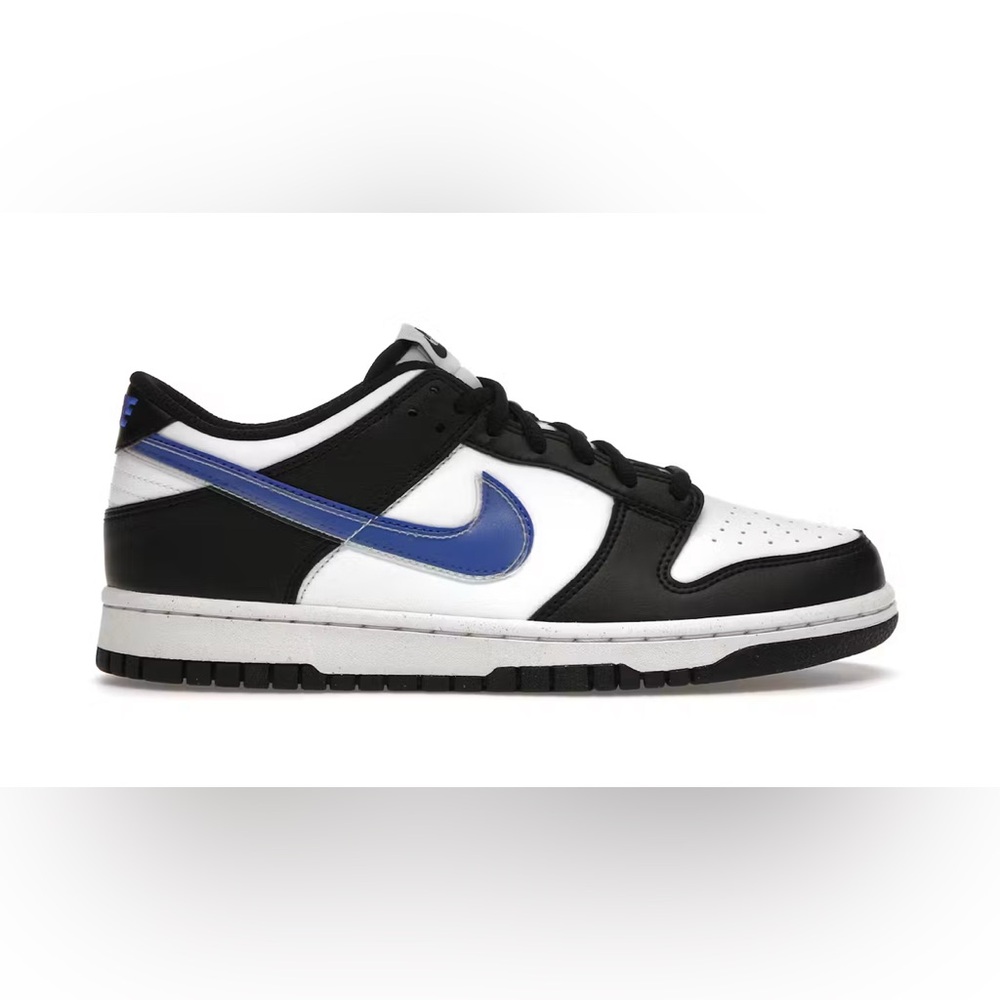 Nike Dunk Low Unisex Black and Blue Sneakers